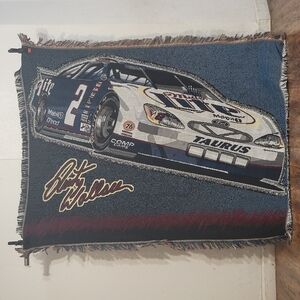 NASCAR Rusty Wallace #2 Miller 58x46 Tapestry Throw Blanket By Northwest Company